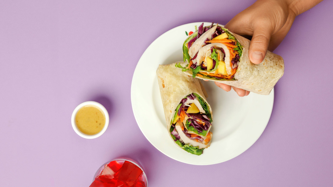 NEW: Wrap de Frango e Couve-Roxa